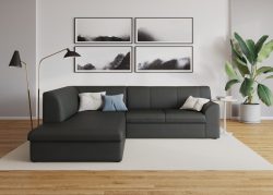 DOMO collection Ecksofa »Topper«, mit Ottomane, wahlweise mit Schlaffunktion