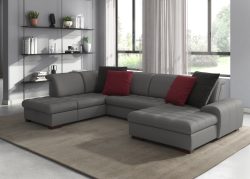 sit&more Wohnlandschaft, wahlweise mit Bettfunktion, Bettkasten und Kopfteilverstellung, auch erhältlich in dem besonders leicht mit Wasser zu reinigendem 