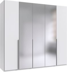 Wimex Kleiderschrank »Mugano,in 8 Breiten,3 Höhen,2 Tiefen, viele Farben, Made in Germany«, (in Basic oder Premium Ausstattung mit 2 weiteren Einlegeböden), mit langen oder kurzen Griffen aus Metall, mit oder ohne Spiegel