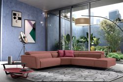 Egoitaliano Ecksofa »Stefanie«, mit Relaxfunktion und verstellbaren Kopfteilelementen