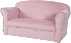 roba Samt-Kindersofa mit Armlehne