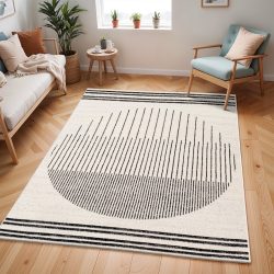 Surya Teppich »Geometric«, rechteckig, kompatibel mit Staubsaugerrobotern