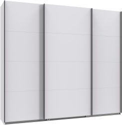 Wimex Kleiderschrank »Mugano, Made in Germany, Lieferung bis in Deine Etage und Stellort«, (wähle Deine Ausstattung: Basic oder Premium!), 3 Schwebetüren, grosse Grössen, mit oder ohne Spiegel, Metallgriffe