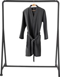 done.® Damenbademantel »MySense«, Waffelpiqué-Struktur, in leichter Qualität, reine Baumwolle, mit Schalkragen und aufgesetzten Taschen, kurz