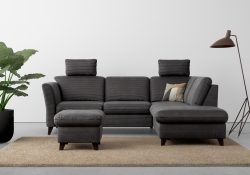 Home affaire Ecksofa »Trelleborg«, wahlweise mit Bettfunktion und Bettkasten, inkl. Federkern-Polsterung