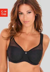 Nuance by Lascana Minimizer-BH mit Bügel und graphischer Alloverspitze ? ideal für grosse Grössen