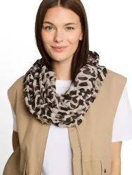 Tom Tailor, Tom Tailor - Schal, für Damen, Braun One Size