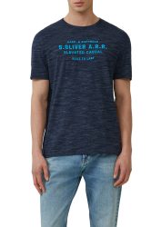 s.Oliver T-Shirt, melierte Optik
