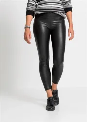 bonprix Lederimitat-Leggings mit Thermo Funktionschwarz 40Damen