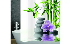 Diaqua - Duschvorhang Textil Spa, 180x200 cm, Multicolor