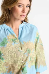 RICHROYAL Klassische Bluse Regular fit mit Blumenmuster