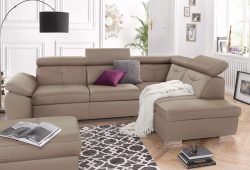 exxpo - sofa fashion Ecksofa, wahlweise mit Bettfunktion und Bettklasten