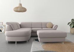sit&more Ecksofa, wahlweise mit Bettfunktion, Bettkasten und Kopf- und Armteilverstellung