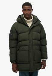 Superdry Steppjacke »XPD LONGLINE BAFFLE PARKA«, mit Kapuze