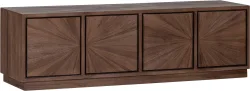 Massives Design Lowboard „Sunno“ aus recyceltem Teakholz De Eekhoorn