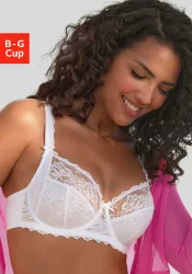 LASCANA Bügel-BH mit hübschen Spitzenträgern, sexy Dessous