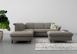 sit&more Ecksofa, wahlweise mit Kopfteilverstellung, Bettfunktion und Stauraum