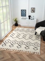 Myflair Möbel & Accessoires Hochflor-Teppich »Moroccan Mural«, rechteckig, modern, marokkanisches Design, flauschig weich durch Hochflor
