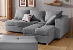 Home affaire Ecksofa »Italia«, mit Bettfunktion, mit Federkern