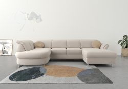 sit&more Wohnlandschaft, wahlweise mit Bettfunktion, Bettkasten und Kopf- und Armteilverstellung