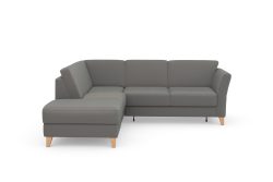 sit&more Ecksofa »Visby V«, Wahlweise mit Bettfunktion und Stauraum, frei im Raum stellbar, mit Federkern, auch erhältlich in dem besonders leicht mit Wasser zu reinigendem 