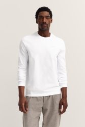 bugatti Longsweatshirt »Rundhals«, im Modern Fit aus Baumwolle