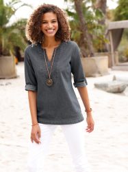 Casual Looks Jeansbluse