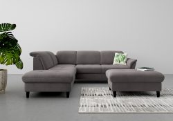 sit&more Ecksofa, wahlweise mit Kopfteilverstellung, Bettfunktion und Stauraum