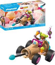 Playmobil® Konstruktions-Spielset »Playmo-Karts: Rasende Eistüte 71718«