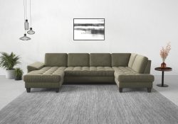 sit&more Wohnlandschaft, wahlweise mit Bettfunktion, Bettkasten, Sitztiefenverstellung