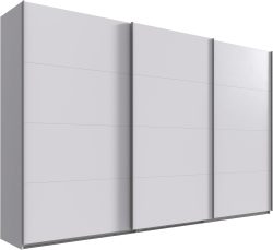 Wimex Kleiderschrank »Mugano, Made in Germany, Lieferung bis in Deine Etage und Stellort«, (wähle Deine Ausstattung: Basic oder Premium!), 3 Schwebetüren, grosse Grössen, mit oder ohne Spiegel, Metallgriffe