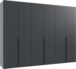 Wimex Kleiderschrank »Mugano,in 8 Breiten,3 Höhen,2 Tiefen, viele Farben, Made in Germany«, (in Basic oder Premium Ausstattung mit 2 weiteren Einlegeböden), mit langen oder kurzen Griffen aus Metall, mit oder ohne Spiegel