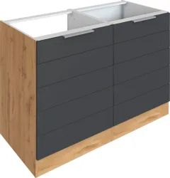 KOCHSTATION Spülenschrank 