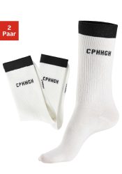Copenhagen Studios Tennissocken Packung, 2 Stk. tlg. mit kontrastfarbenem Bund