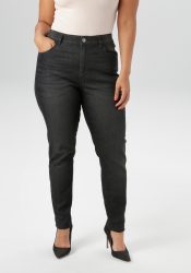Aniston PLUS Skinny-fit-Jeans regular waist - in dezenter Used-Waschung - NEUE KOLLEKTION