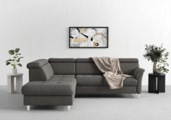 sit&more Ecksofa, inklusive Kopfteilverstellung, wahlweise mit Bettfunktion und Bettkasten