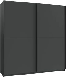 Wimex Kleiderschrank »Mugano, B/T/H 135 oder 180/65/198cm, Made in Germany«, (wähle Deine Ausstattung: Basic oder Premium!), 2 Schwebetüren mit oder ohne Spiegel, Metallgriffe