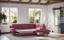 COTTA Ecksofa optional Bettfunktion & Bettkasten