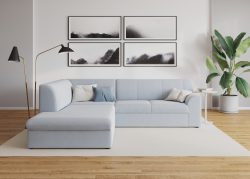 DOMO collection Ecksofa »Topper«, mit Ottomane, wahlweise mit Schlaffunktion