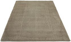Home affaire Teppich »Santos«, rechteckig, Uni-Farben, sehr weicher Flor, fusswarm