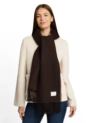 Tom Tailor, Tom Tailor - Schal, für Damen, Schokolade, One Size