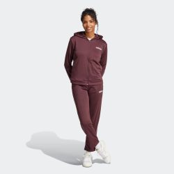 adidas Sportswear Trainingsanzug »W LINEAR TS«, (2 tlg.), Trainingsjacke mit Kapuze, Tracksuit