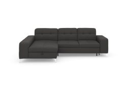 sit&more Ecksofa »Balvieni«, inklusive Sitztiefenverstellung und Federkern, wahlweise mit Bettfunktion und Bettkasten