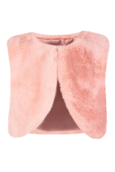 Fellweste TRES CHIC kurz in dusty rose