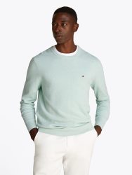 Tommy Hilfiger Rundhalspullover »ESSENTIAL STRUCTURE CREW NECK«, mit feiner Struktur