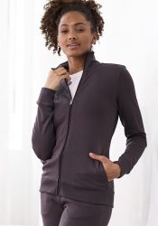Bench. Sweatjacke, mit bestickten Stehkragen