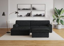DOMO collection Ecksofa »Topper«, mit Recamiere, wahlweise mit Schlaffunktion