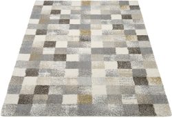 OCI DIE TEPPICHMARKE Teppich »NEW VILLA SQUARES«, quadratisch, 20 mm Höhe, feine Karos, meliert, Wohnzimmer