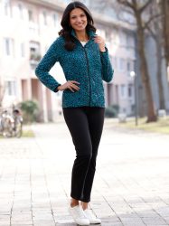 Fleecejacke ohne Kapuze