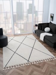 Myflair Möbel & Accessoires Hochflor-Teppich »Moroccan Pattern«, rechteckig, modern, marokkanisches Design, Rauten Muster, weich durch Hochflor